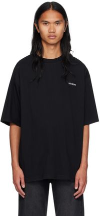 We11done Black Princess Print Damaged T-Shirt