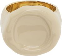 Bottega Veneta Off-White Seal Ring