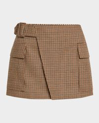 Conan Check Mini Skirt