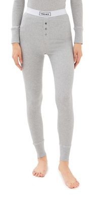 Versace Underwear Cotton Rib Pants Grey Melanges 3
