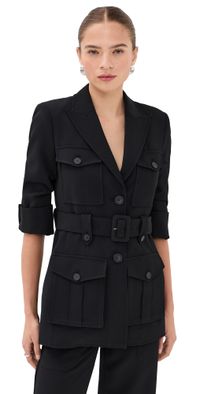 Veronica Beard Jones Dickey Jacket Black 2