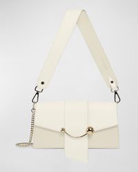Crescent Mini Leather Shoulder Bag