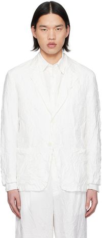 AURALEE Veston Finx blanc