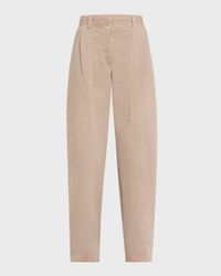 Loose Garment-Dyed Utility Pants