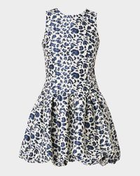 Rafaella Animal Jacquard Bubble Mini Dress