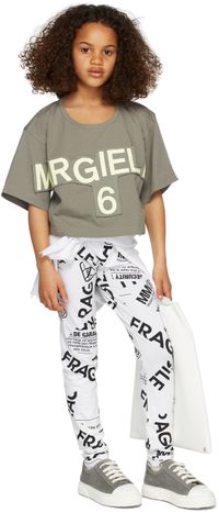 MM6 Maison Margiela Enfant | T-shirt gris à logo