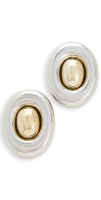 Luv Aj The Two-Tone Chrome Orb Studs Silver One Size