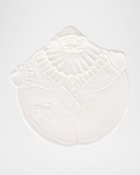 Pietra Natale Figural Santa Salad Plate