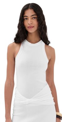 Victoria Beckham Rib Tank White XL