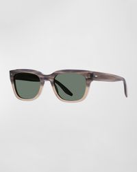 Men's Stax Plastic Rectangle Sunglasses