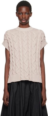 Max Mara Pull Eric beige - 'S