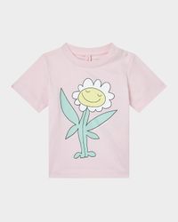 Girl's Short-Sleeve Fairy Daisy Print T-Shirt Size 12M-36M