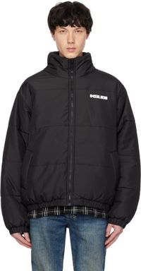 Ksubi Blouson matelassé réversible noir à logo Sott