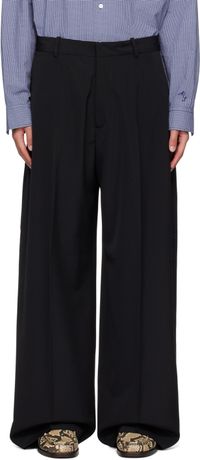 Acne Studios Pantalon façon tailleur noir