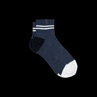 Billybelt - Chaussettes en coton peigné mi-hautes - Taille 41/46 - Bleu