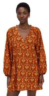 Eywasouls Malibu Iman Mini Dress Amber Lotus L