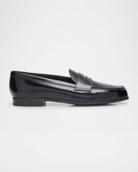 Natalie Leather Penny Loafers