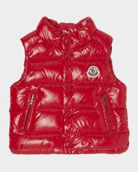 Boy's Bernard Quilted Down Vest, Size 12M-3