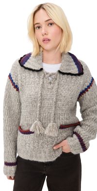 XIRENA Beatrice Alpaca Sweater Gris S
