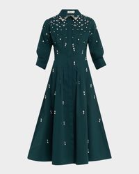 Jazz Embellished A-Line Midi Dress