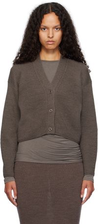 MM by Max Mara Brown York Cardigan