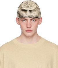 Jan-Jan Van Essche Bonnet #11 beige et noir