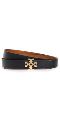 Tory Burch Logo Belt Black L