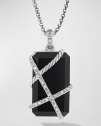 32mm Cable Wrap Pendant in Silver