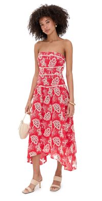 Ramy Brook Blanca Dress Flame Flower 16