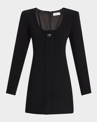 Elena Long-Sleeve Mini Dress