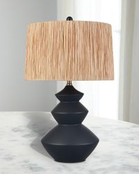 Lombard 1-Light Table Lamp - Black
