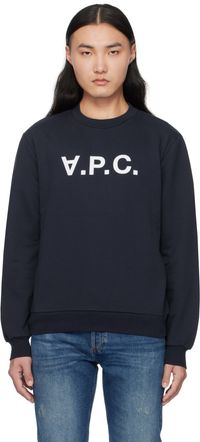 A.P.C. Navy Standard Grand 'VPC' Sweatshirt
