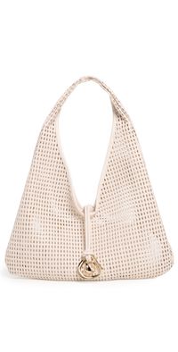 Dolce Vita Missie Woven Handbag Ivory One Size