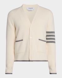Men's 4-Bar Merino Wool Cardigan