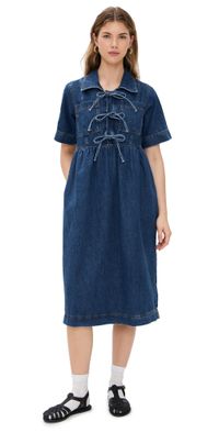 ALIGNE Effy Dress Mid Blue 4