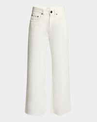 High-Rise Wide-Leg Crop Jeans