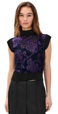 Rachel Comey Orin Top Midnight Purple XS