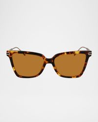 Gancino Acetate & Metal Cat-Eye Sunglasses