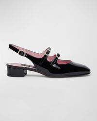 Peche Mary Jane Slingback Ballerina Flats