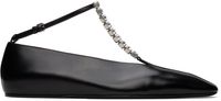 Jil Sander Ballerines noires à bout carré