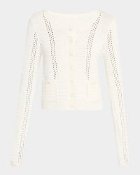 Charlotte Slim Crewneck Cardigan