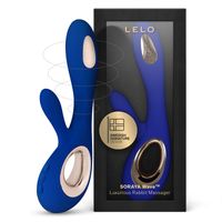 Lelo - Stimulateur clitoridien et vibromasseur point g rabbit - Bleu