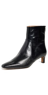 Madewell Dimes Kitten Heel Boots True Black 6