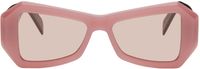 RETROSUPERFUTURE Pink & Burgundy Tempio Sunglasses