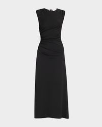 Mimi Ruched Crepe Dress