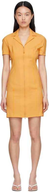 JACQUEMUS Robe Tangelo orange