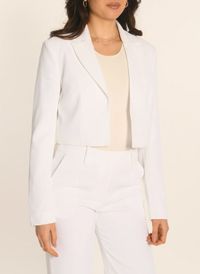 Kookai - Veste de tailleur courte - Taille 42 - Blanc