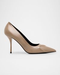 Patent Leather 3D Coeur Pumps