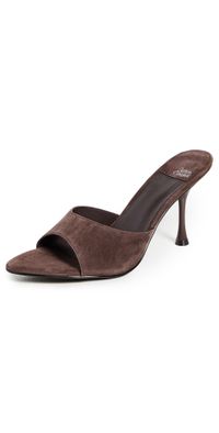 Jeffrey Campbell Agent Sandals Brown Suede 6.5