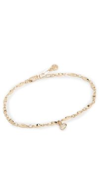 Ettika Day Dreamer 18k Gold Plated Anklet Gold One Size
